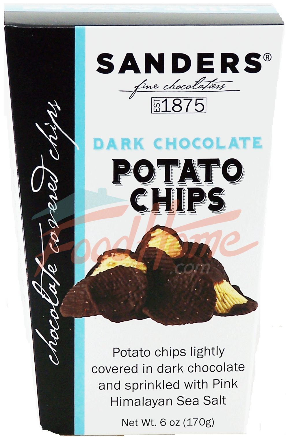 Sander's fine chocolatiers dark chocolate potato chips with himalayan pink sea salt Full-Size Picture